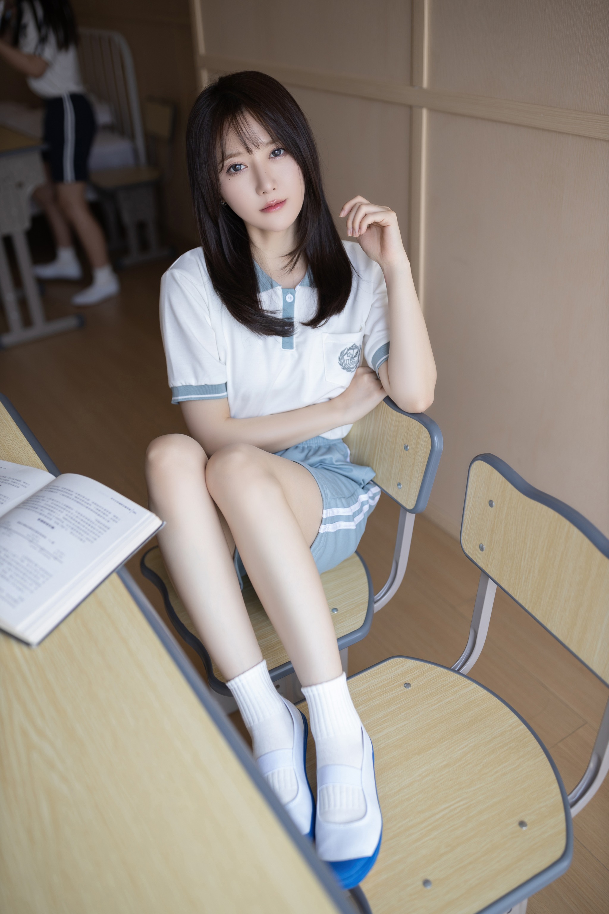 图片[1]-鱼子酱Fish – NO.130 （私拍） 杏子Yada – 同桌的你[152P]-XikXak